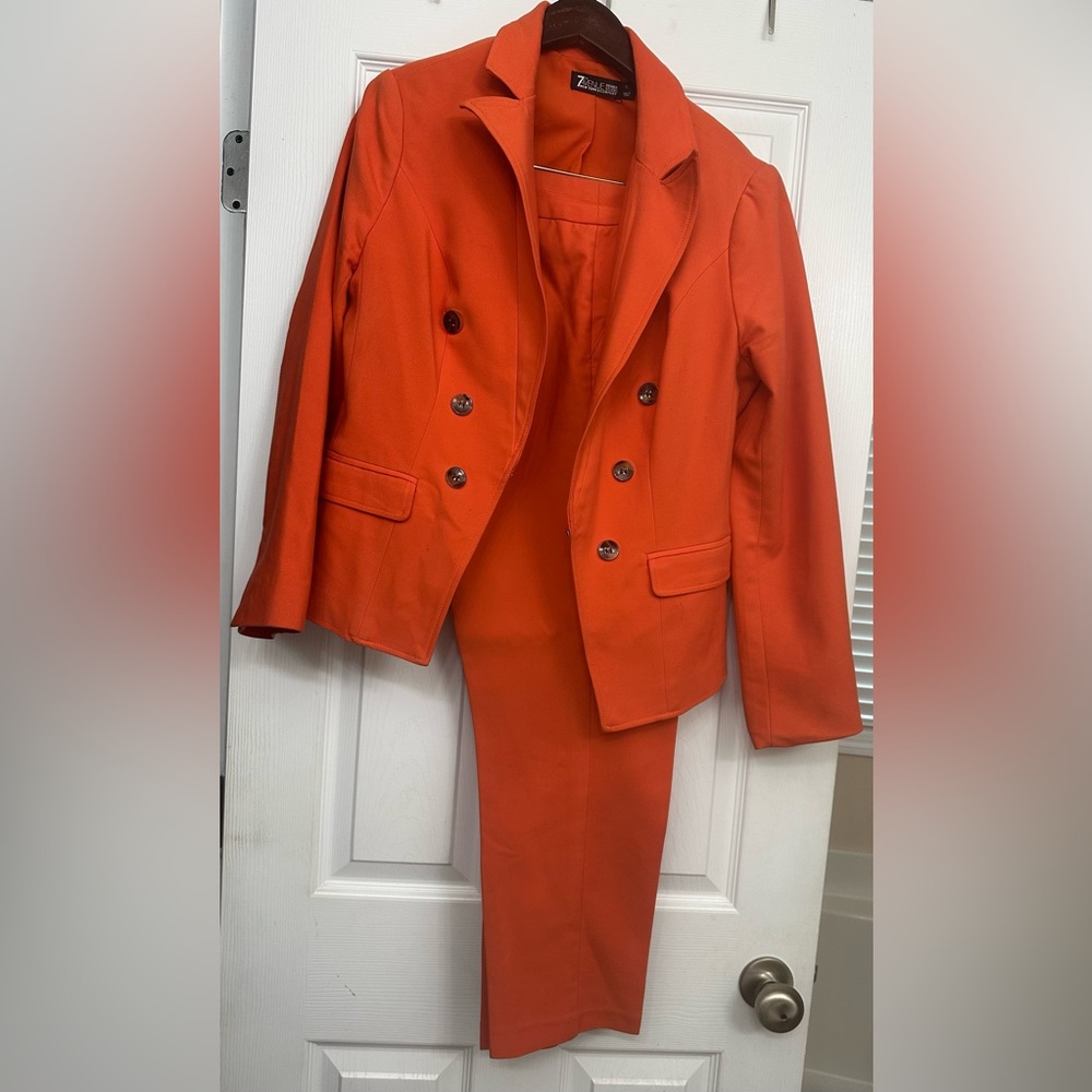 New York & Company Orange Pantsuit